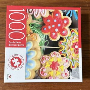 Cardinal FLOWER COOKIES 1000 pc Jigsaw Puzzle 18x24”